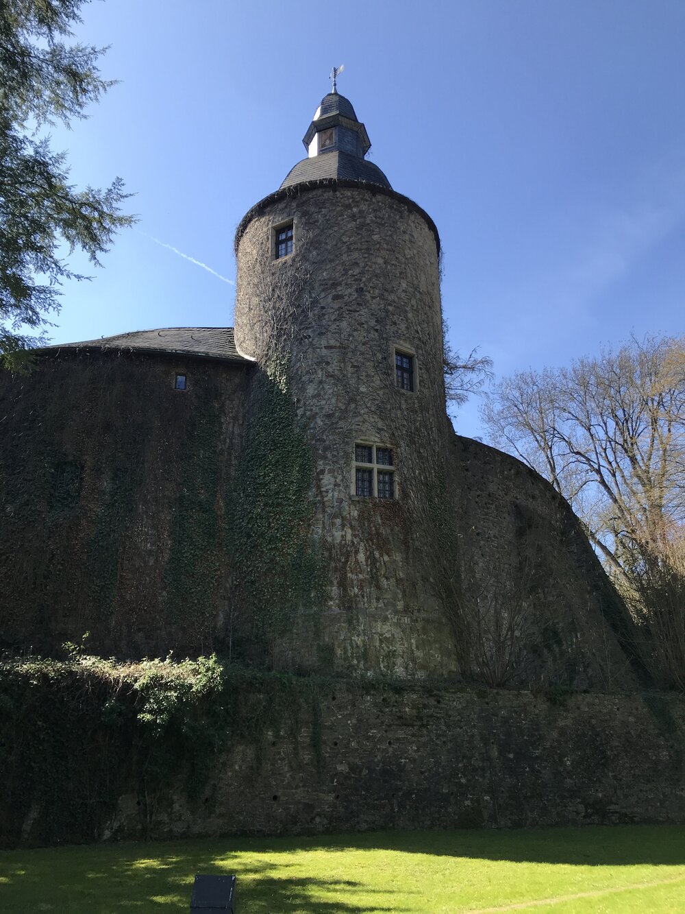 The wall surrounding castle Landsberg. This doesn’t even include a view of the courtyard- you have no idea how beautiful it is!